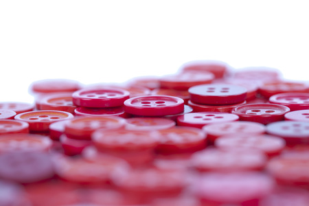 buttons isolated on white backgroundの写真素材