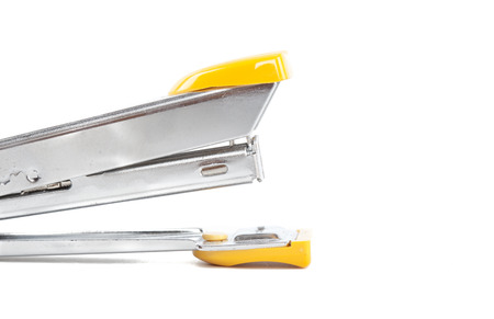stapler isolated on white backgroundの写真素材