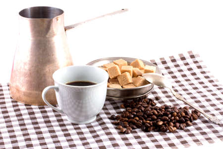 coffee for breakfastの写真素材