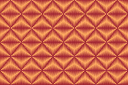 Terracotta Tone vector geometric pattern featuring retro-inspired shapes, a trendy color palette, and a versatile layout. Great for digital art, poster design, and Textile Printのイラスト素材