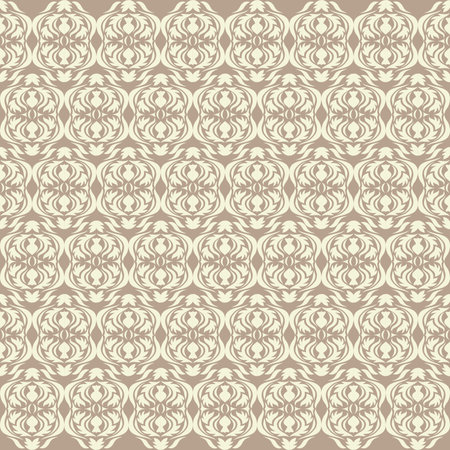 Earthy tone Luxury Damask Pattern â Elegant Ornate Design for High-End Interiors & Fashion. Indulge in timeless sophistication with this exquisite damask patternのイラスト素材