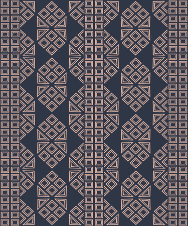 Earthy Tone Vintage abstract geometric seamless pattern featuring clean lines and bold symmetry....