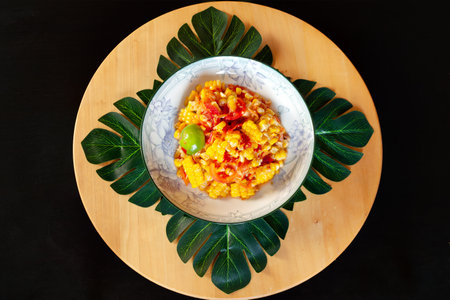 Street Food In Thailand, Corn Spicy Salad