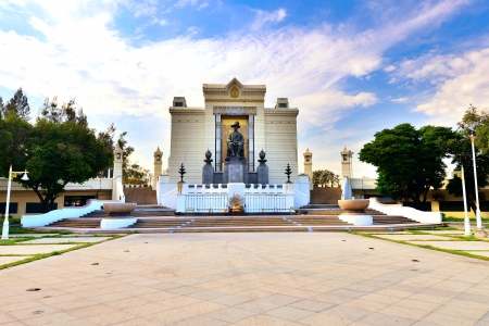 Statue of King Rama 1 of Thailandのeditorial素材