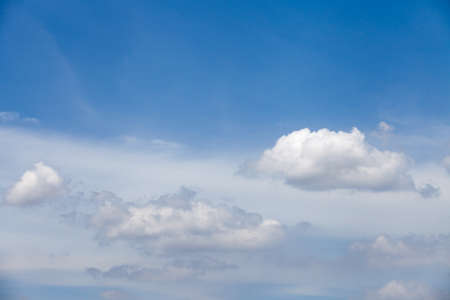Blue sky with cloud backgroundの写真素材