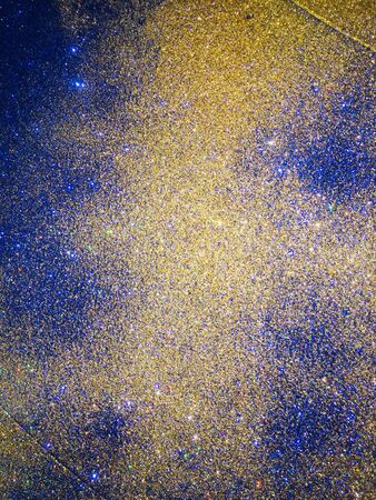 gold blue glitter texture background