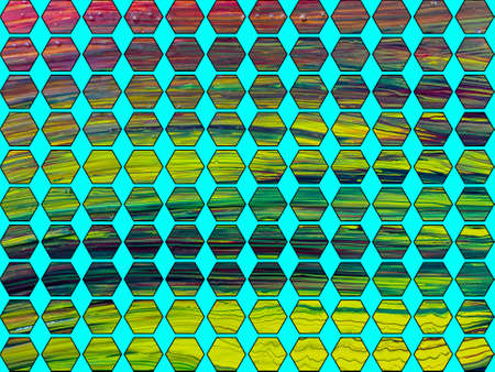 colorful hexagon pattern background
