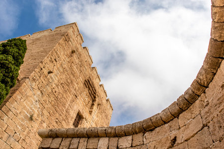 Interior of the Alcazaba of Almeria, in Andalusia, southern Spain, Europeの写真素材