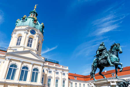 Facade of Schloss Charlottenburg palace in Berlin, Germany - Europeのeditorial素材