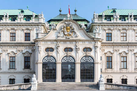 VIENNA. BELVEDERE PALACE.のeditorial素材