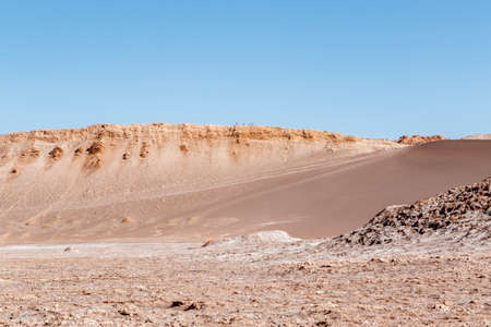 Valle de la Luna in Atacama desert, Antofagasta, Chile, South Americaの写真素材