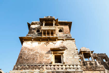 Exterior of Chittorgarh fort in Rajasthan, India, Asiaの写真素材