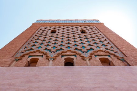 Tower of the Saadian tombs - Marrakech, Morocco, North Africaの写真素材