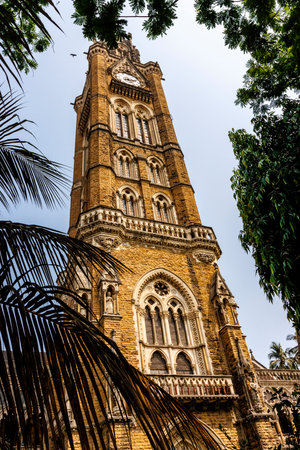 Rajabai clock tower of the University of Mumbai, Fort Campus, south Mumbai, Maharashstra, India,...