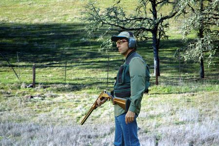 Bird hunter in the field