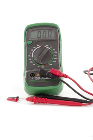 multimeter isolated on white