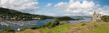 Tarbert Loch Fyne, Kintire, Scotlandの写真素材