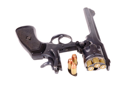 Antique British Webley Mark VI revolver