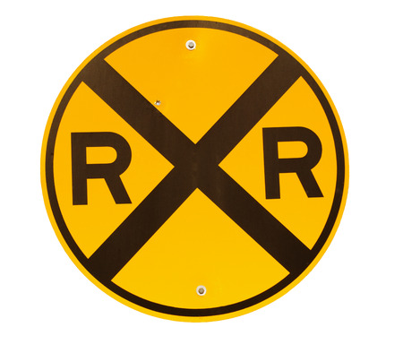 Railroad crossing sign
