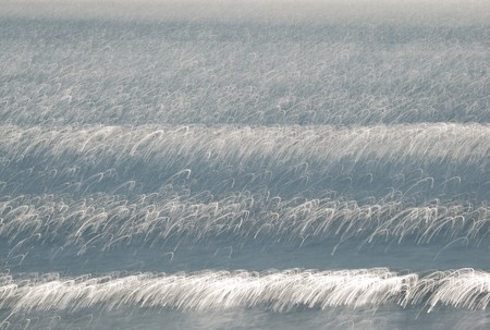 Slow shutter series of Pacific ocean wavesの写真素材