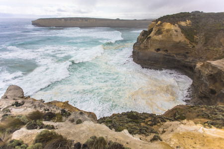 The Arch Victoria, Australia Great Ocean Road and surroundings sea oceans and cliffの写真素材