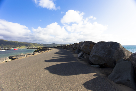 Boats and yatchs at Apollo Bay Coastal Reserve Melbourne Australia Great Ocean Roadの写真素材