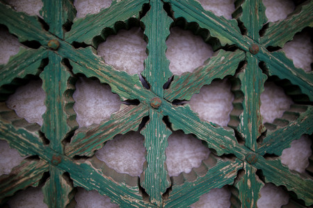 Pattern and texture at Gyeongbokgung in Seoul South Korea Asiaの写真素材
