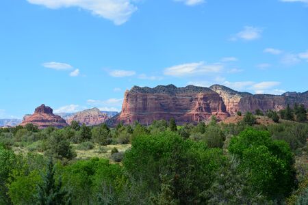 Stunning Red Rock Mountains of Sedona Arizonaの写真素材