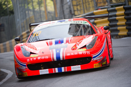 62 Macau Grand Prix SJM Macau GT Cup FIA GT World Cupのeditorial素材