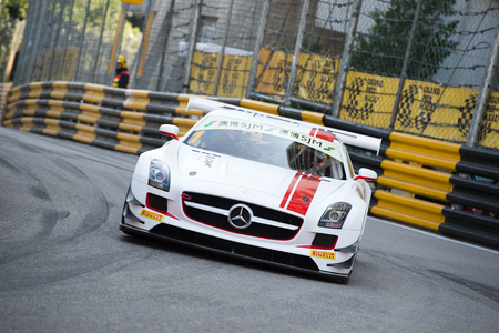 62 Macau Grand Prix SJM Macau GT Cup FIA GT World Cupのeditorial素材