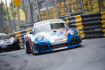 62 Macau Grand Prix SJM Macau GT Cup FIA GT World Cupのeditorial素材