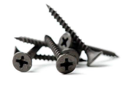 A small pile of screws. の写真素材