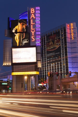LAS VEGAS - MARCH 13, 2013 - Ballys Hotel on March 13, 2013  in Las Vegas  For many years Ballys and its sister property Paris hotel shared the same gaming license のeditorial素材
