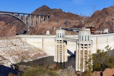 BOULDER CITY - MAY 13, 2013 - Hoover Dam on May 13, 2013  in Boulder City  J  G  Tierney was the first to die working on the Dam, His son Patrick Tierney was the last to die 13 years to the day later のeditorial素材