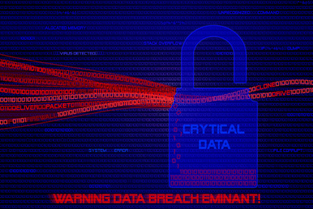 A virus infects a computer and takes it over representing the threat of hackers to vulnerable data.の写真素材