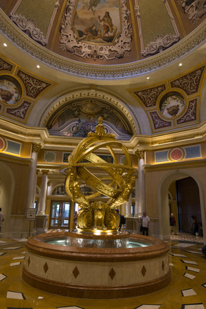 LAS VEGAS - MAY 7, 2015 - Aroma systems inc. is responsible for providing the scents that are pumped into the air at hotels like The Venetian.のeditorial素材