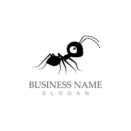 Ant Logo template vector illustration designのイラスト素材