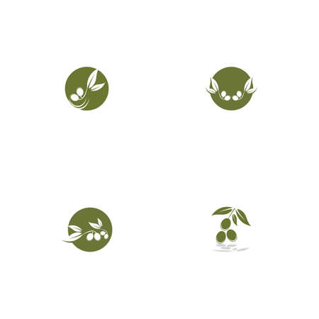 olive icon vector illustration design templateのイラスト素材