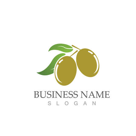 olive icon vector illustration design templateのイラスト素材