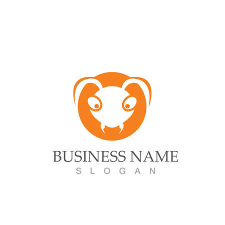 Ant Logo template vector illustration designのイラスト素材