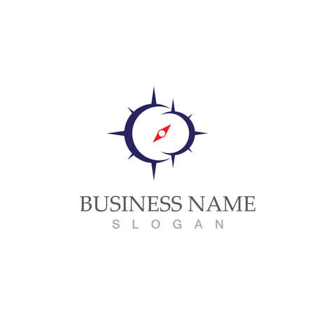 compass icon vector illustration template designのイラスト素材