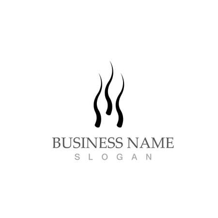 folliclehair treatmen logo vector icon templateのイラスト素材