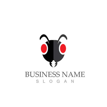 Ant  template vector illustration designのイラスト素材
