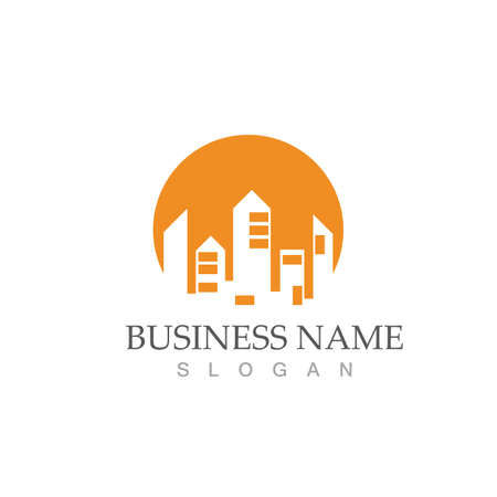 city skyline vector illustration template designのイラスト素材