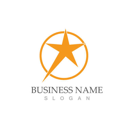 Star icon Template vector illustration designのイラスト素材