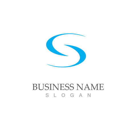 Business corporate S letter logo design vectorのイラスト素材
