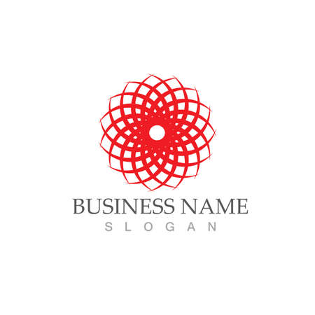 vortex vector illustration icon Logo Template designのイラスト素材