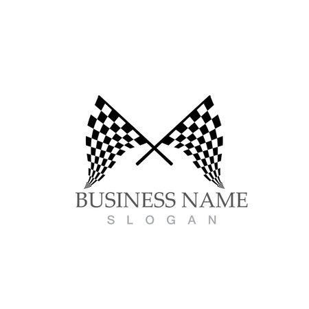 Race flag icon, simple design illustration vectorのイラスト素材