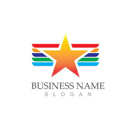Star icon Template vector illustration designのイラスト素材