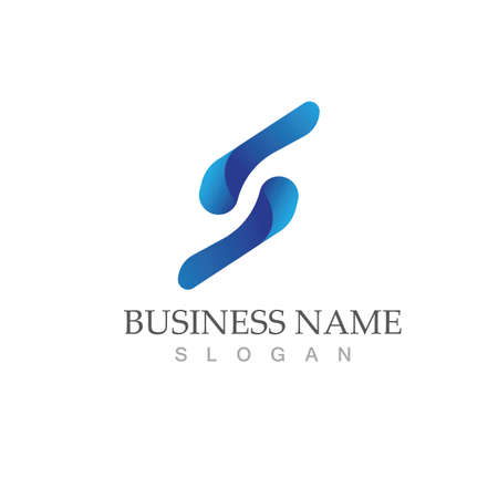 Business corporate S letter logo design vectorのイラスト素材